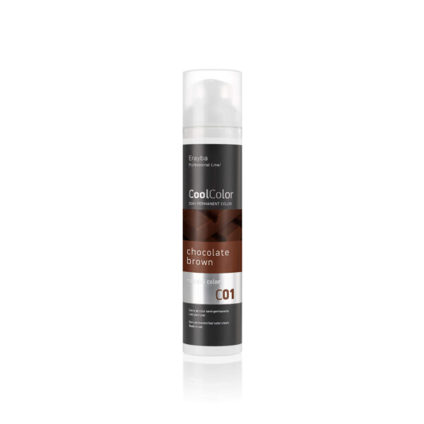 CoolColor C01 Chocolate Brown – Polopermanentná vegánska farba na vlasy v čokoládovom odtieni