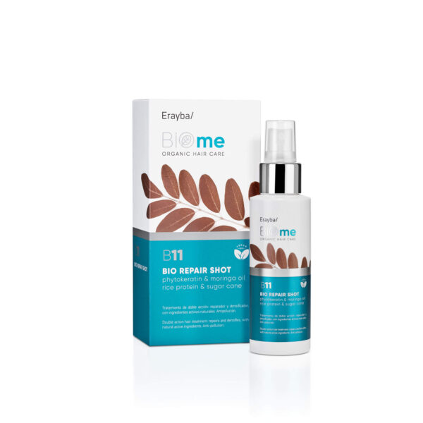 BIOme B11 Bio Repair Shot – vlasové sérum s fytokeratínom, moringovým olejom a anti-pollution efektom