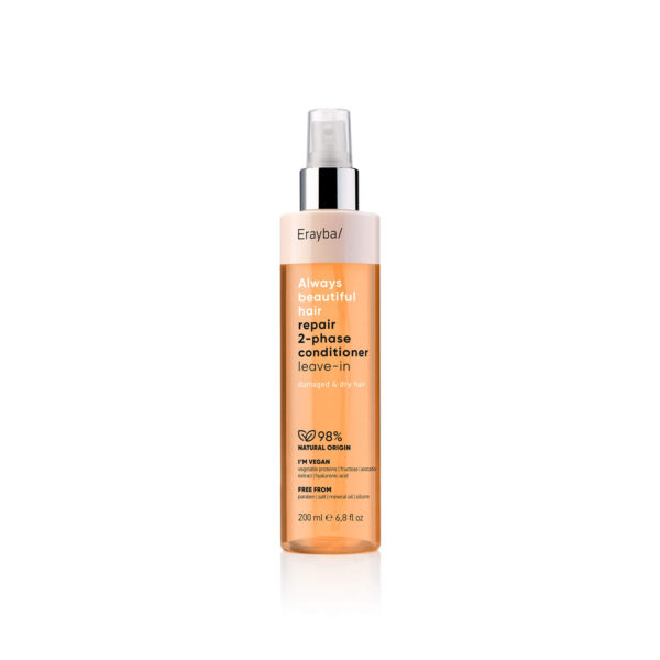 Repair 2-Phase Conditioner Leave-In – vegánsky kondicionér na poškodené a suché vlasy, ktorý hydratuje a vyživuje.
