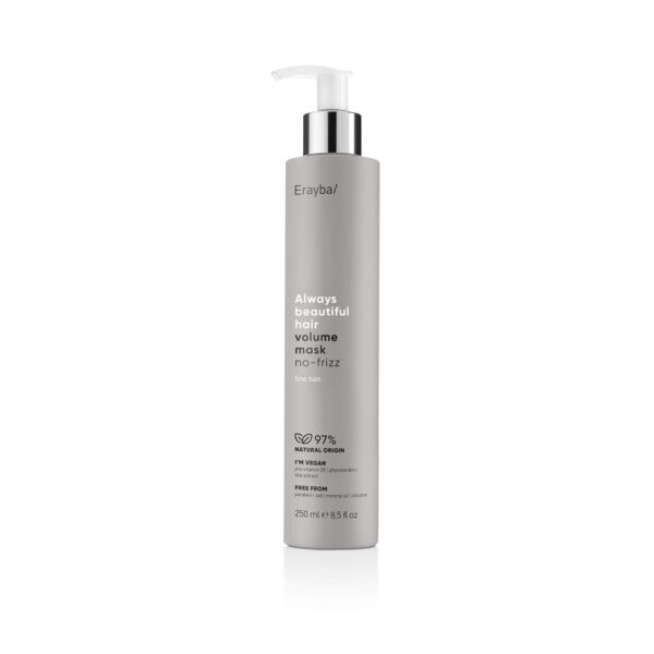 Volume Mask No-Frizz – Vegánska maska pre jemné vlasy s objemom a kontrolou krepovatenia